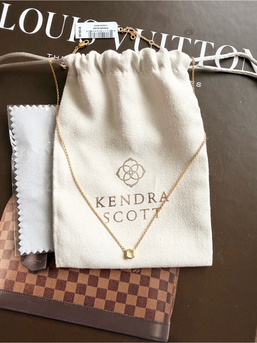 Kendra Scott Davie 18k Gold Vermeil November Citrine Pendant Necklace